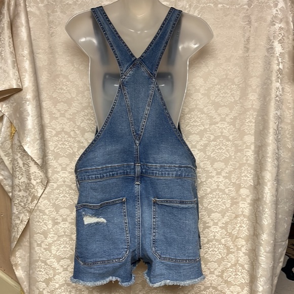 Overall Shorts Denim - Picture 4 of 11